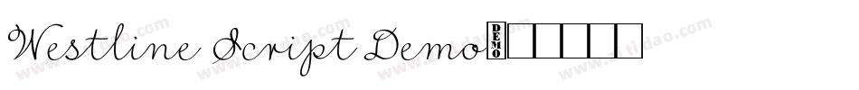 Westline Script Demo字体转换